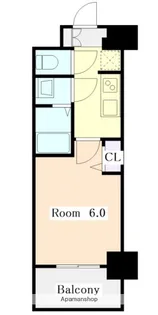 1Kの間取り画像