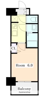 1Kの間取り画像