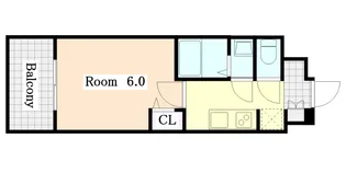 プレサンス太閤通駅前デュプル【10階】の間取り