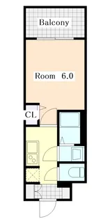 プレサンス桜山駅前アフォード【8階】の間取り