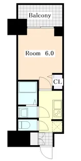 1Kの間取り画像