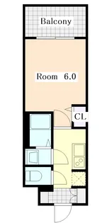 プレサンス桜山駅前アフォード【4階】の間取り