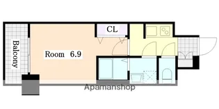 S-RESIDENCE神宮西駅前ascent【4階】の間取り