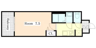 プレサンス上前津オレシア【9階】の間取り