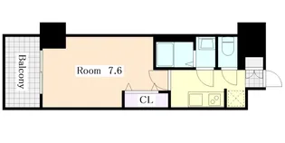 プレサンス上前津オレシア【9階】の間取り