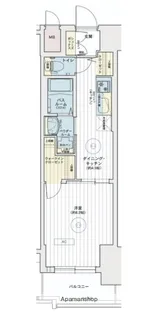 エステムコート名古屋ライブゲート【6階】の間取り