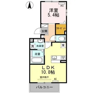 アバンサール【3階】の間取り