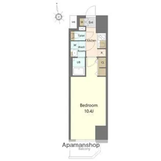 CRESTTAPP金山【9階】の間取り