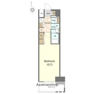 CRESTTAPP金山【1階】の間取り