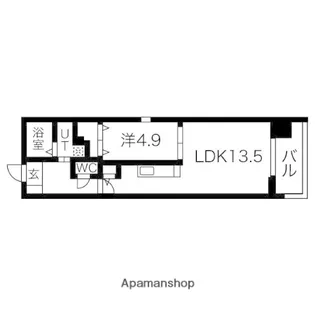 THE BRICKS(ザ ブリックス)【10階】の間取り