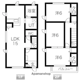 ドルチェヴィータマルヤ【1階】の間取り