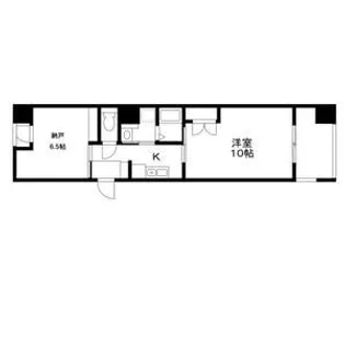 ヴェリエール・ドゥ・セ【304号室】の間取り