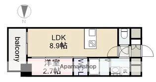メイクスアート名駅南Ⅳ【13階】の間取り