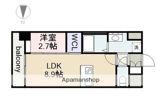 メイクスアート名駅南4【3階】の間取り