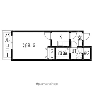 ユーミー矢場【2階】の間取り