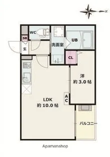 Jack atsutakoshin2【1階】の間取り