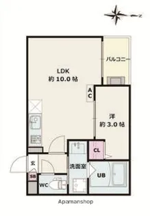 Jack atsutakoshin1【2階】の間取り