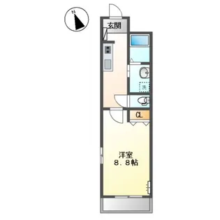 サンライト杏【1階】の間取り
