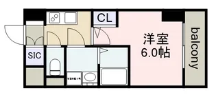 ディアレイシャス東別院4【14階】の間取り