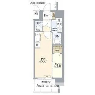 エスリード鶴舞シエスタ【6階】の間取り