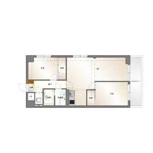 マンション森【9A号室】の間取り