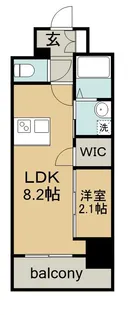 LiveFlat千種WEST【9階】の間取り
