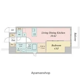 ルネフラッツ今池駅前South【6階】の間取り