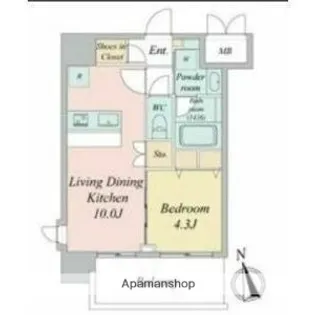スプランディッド大須門前町【11階】の間取り