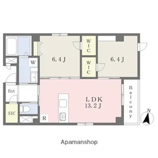 エスリア大須【4階】の間取り