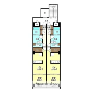 N51 PREMIER 吹上【8階】の間取り
