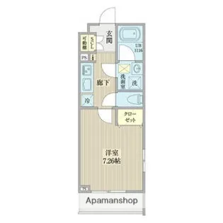 リシェス名古屋山王ウエスト【3階】の間取り