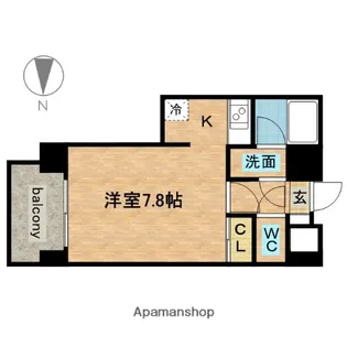 リエス鶴舞EAST TOWER【8階】の間取り