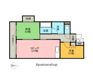 パークハウスYAGUMA【7階】の間取り
