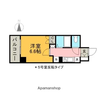 ヒルズ・フドー【2階】の間取り