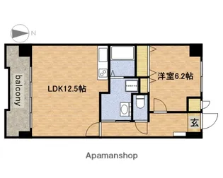 セントラルコート千代田【5階】の間取り