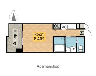 ピーステン名駅南【6階】の間取り