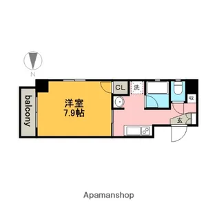 La Douceur伏見【7階】の間取り