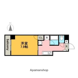 La Douceur伏見【3階】の間取り