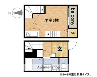 グランドステージ新栄【1階】の間取り