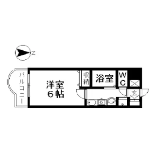 プレサンス名古屋城前【0803号室】の間取り