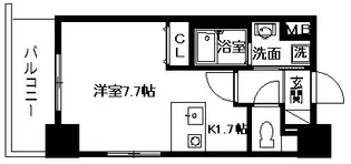 プレサンス名古屋城前【0906号室】の間取り
