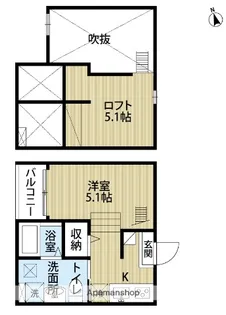 M.Kオリオン名古屋【2階】の間取り