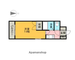 シェリーメゾン【8階】の間取り