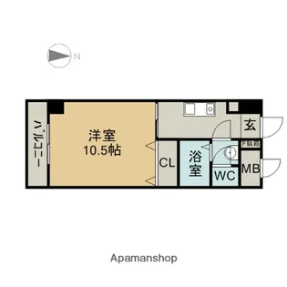 ウイングパーク【7階】の間取り