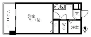 リバーサイドタカセ【3階】の間取り