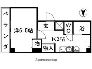 エクセルシオール千代田【3階】の間取り