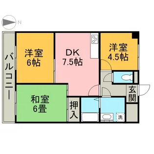 橘AKビル【10階】の間取り