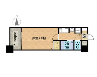 プレサンス栄メディパーク【0403号室】の間取り