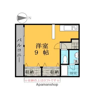 ミラシオン古渡【1階】の間取り