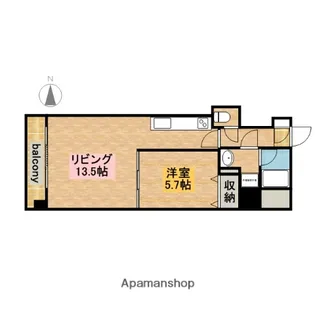 パルクメゾン鶴舞公園【2階】の間取り